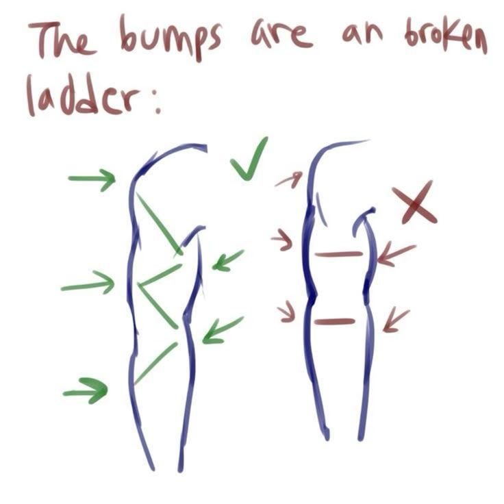 bodies aren’t straight lines ❌