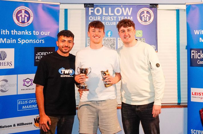 bailey___jordan's tweet photo. Great way to sign off a successful season 🌟🏆

@Lee_Harrison07 
@leistonFC_youth https://t.co/PizEkqlAAg