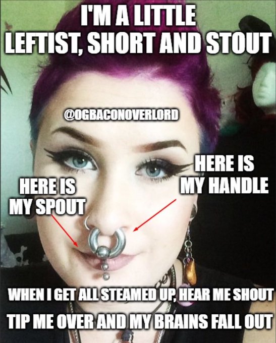 6Metal6Techno6's tweet image. #1:
Gamestop girl has a nosering.
Nosering is a no-no red flag.
Most people wouldn't touch people with noserings with a 10 foot pole but I need more like 18 feet distance from nosering people. Eww 🤮
Not gay. #NoHomo