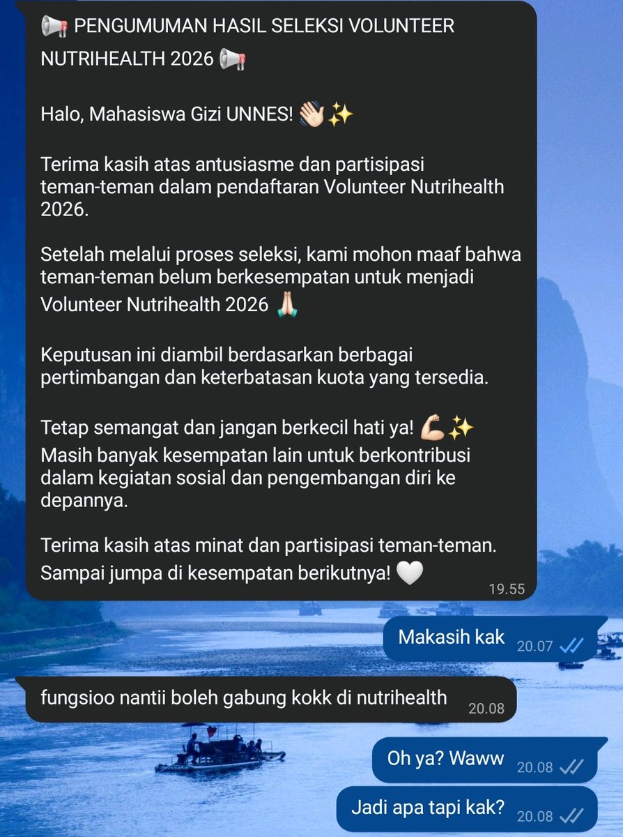 Tuh kan udah gw duga jir ini tuh buat non-hima (sebenarnya gk yakin) cuma ternyata bener. Gw pengen ikut event tanpa jadi dekdok woi😭
