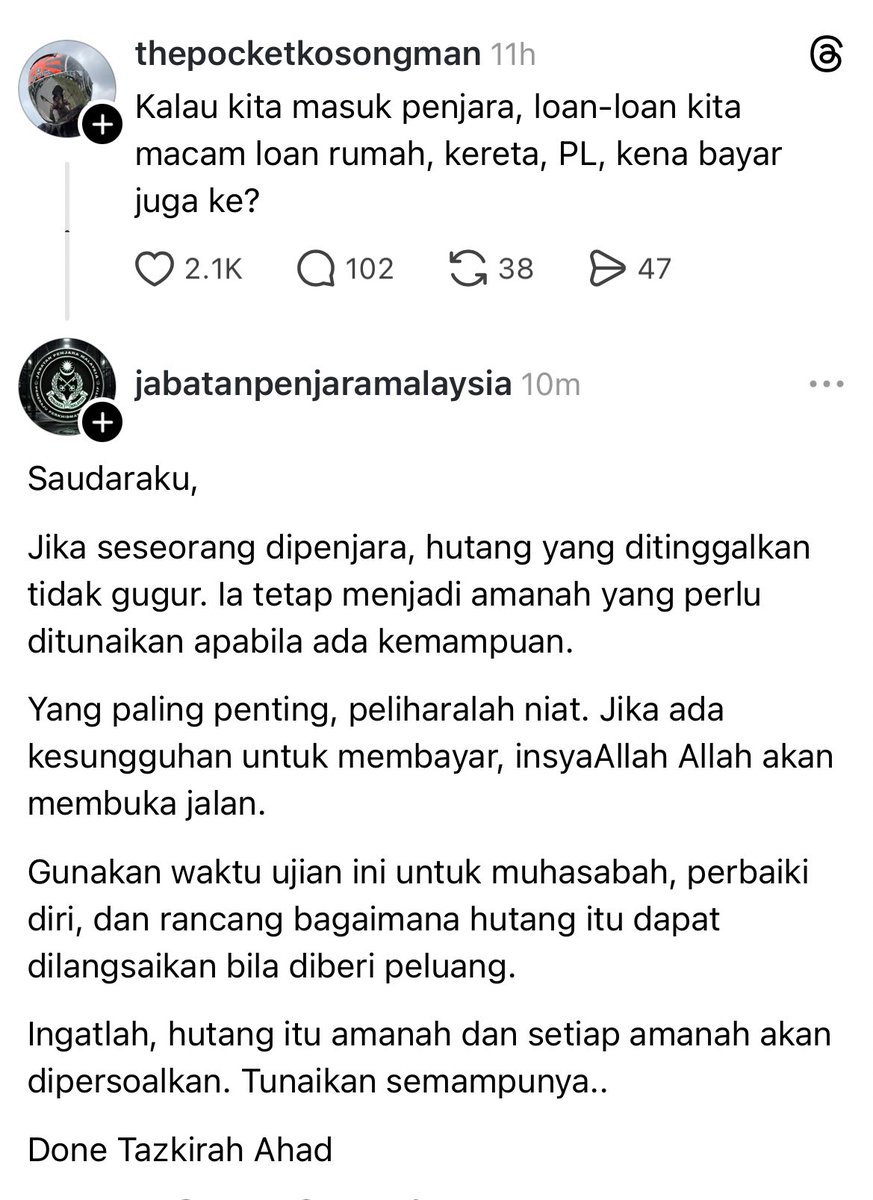 Still kena bayar 👍🏻