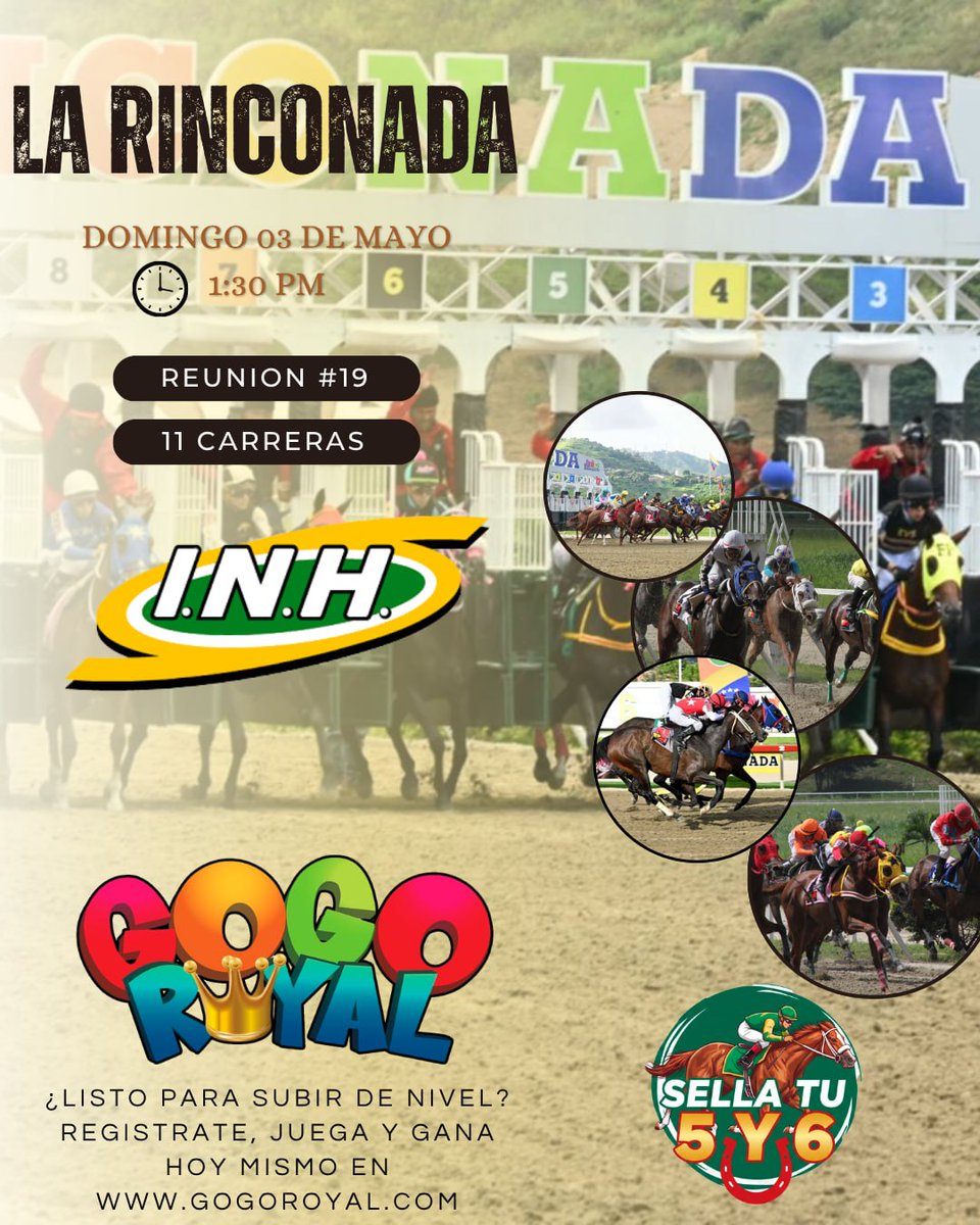 MiaMarcas's tweet photo. #Hipismo #LaRinconada
#MiaMarcas
Cátedra de Pronosticadores
Domingo 03Abr2026
La Cátedra llega a ustedes por cortesía de
#TuSpotHipico
#TrilogiaGanadora
#GOGOROYAL https://t.co/pjlZO1zzIz