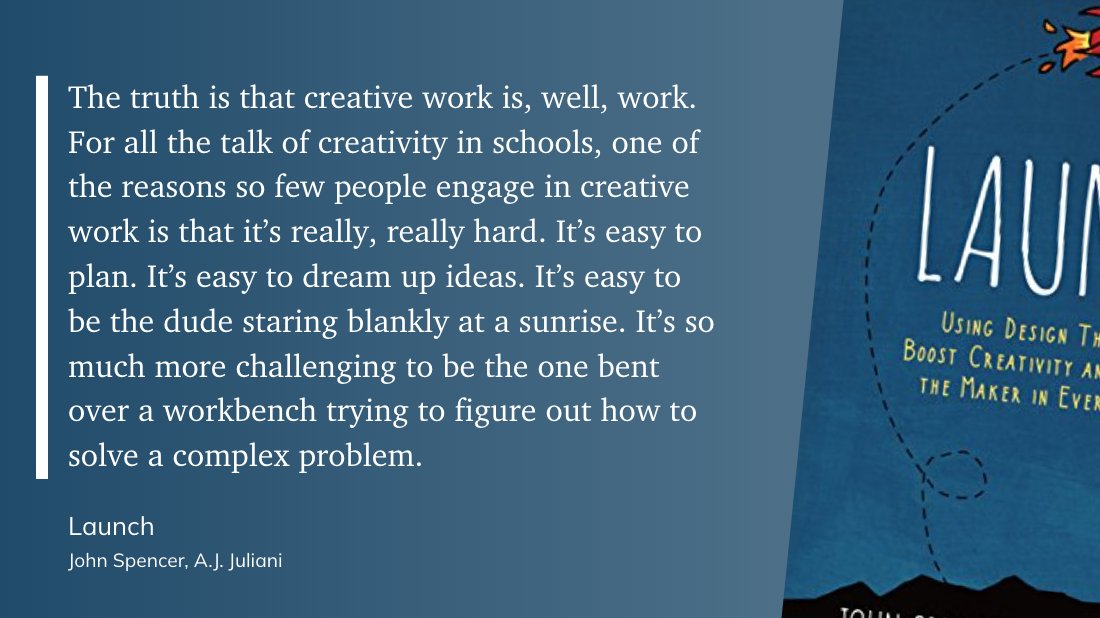 showmerob's tweet image. Creativity isn't just dreaming at sunrises 🌅—it's rolling up your sleeves at the workbench, wrestling with the hard stuff. Real creative work = real work. Let's build. 🛠️✨ #EdTech #DesignThinking #FutureReady