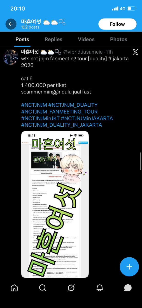 yangie_1610's tweet image. Hati-hati ya gess, dia udah ganti nama akun dan dia nawarin lagi tiket

#scammer