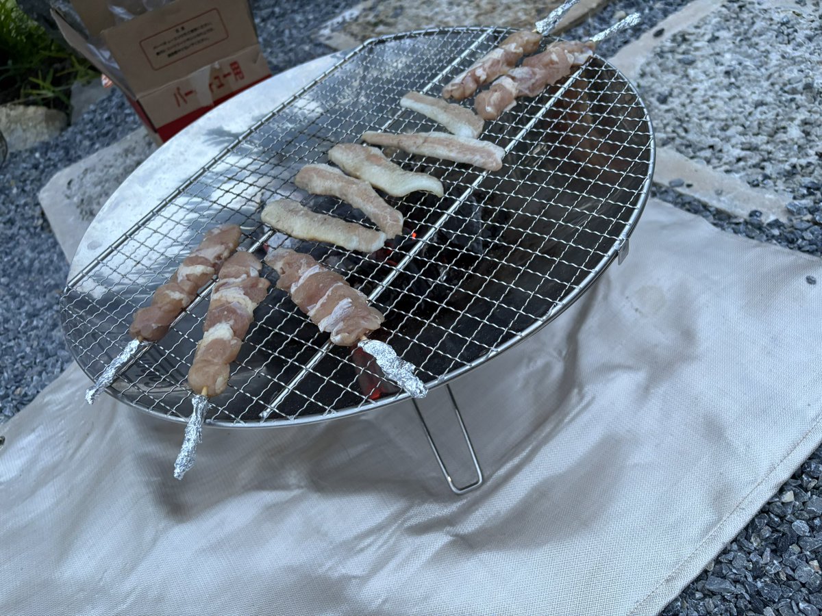 おキャンプしてます