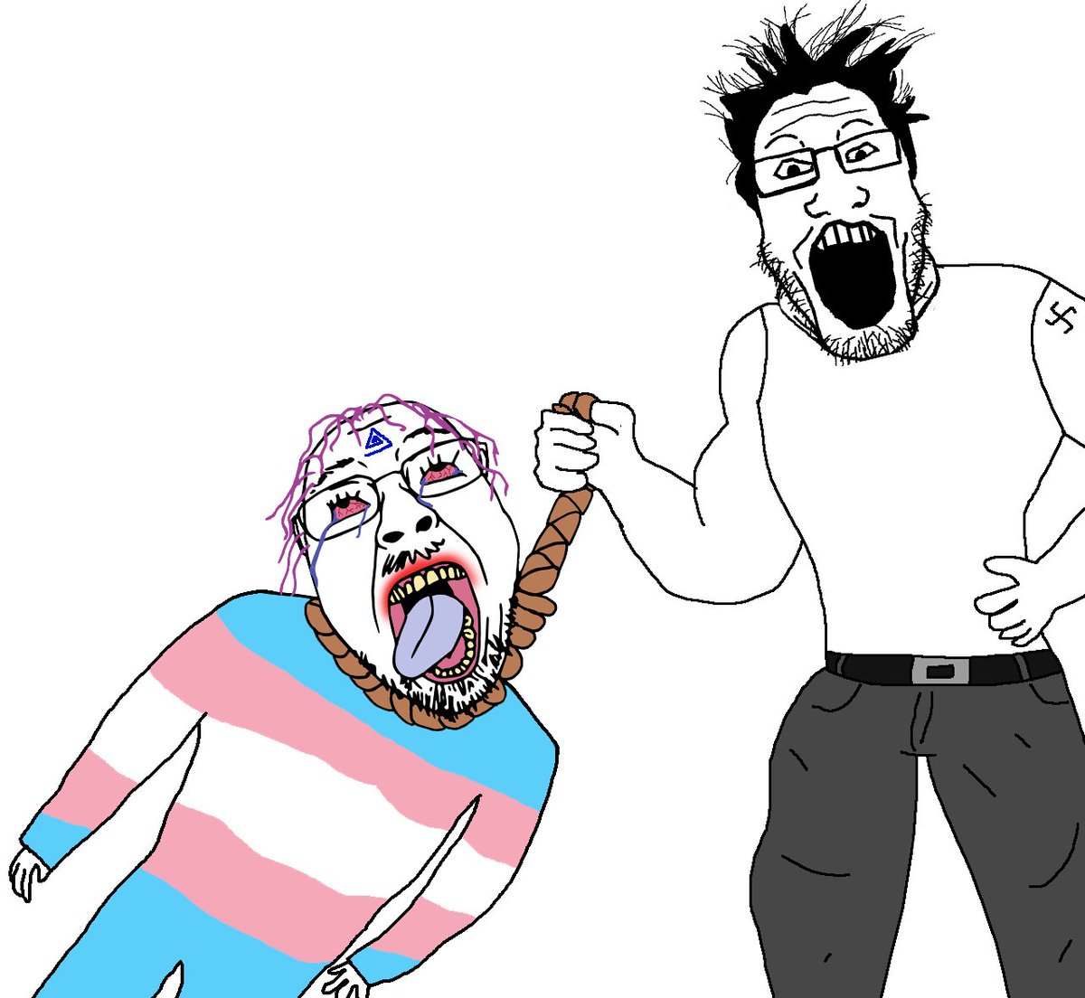 Goreyman2's tweet photo. Today's the day that fucking tranny killed xerself! Rejoice people! Rejoice! https://t.co/5zrWfYnWA6