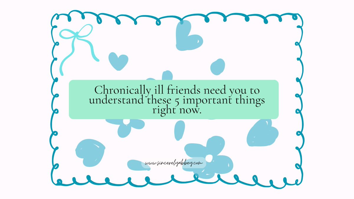 Abbeygaillittle's tweet image. sincerelyabbey.com/2026/04/23/5-i…

#blogger #chronicillness #wellbeingblogger