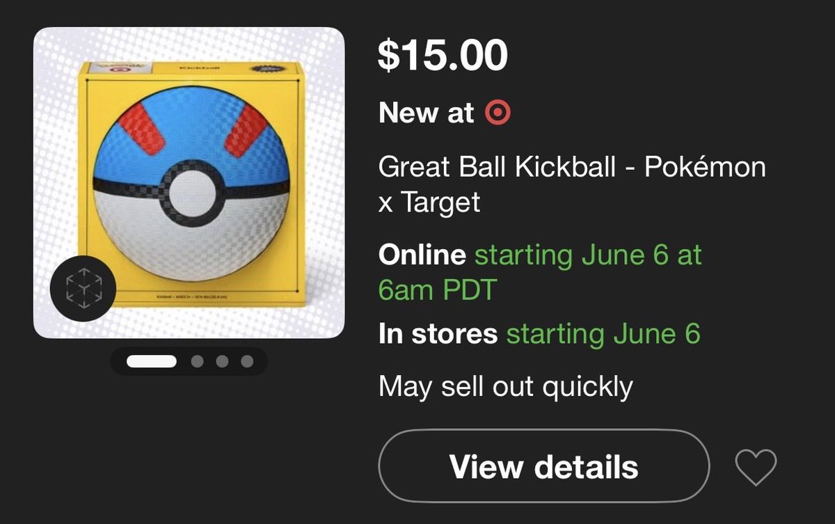 GaMovics's tweet image. UPDATE: it me a kind person was nice enough to point out the date 6/6 on the kickballs. It me I’m the one who couldn’t read. Chalk it up to morning brain fog, gonna go make some ☕️ and chill.

Knew I had zero to slim chances #target #pokemon but yeesh… you telling me even the