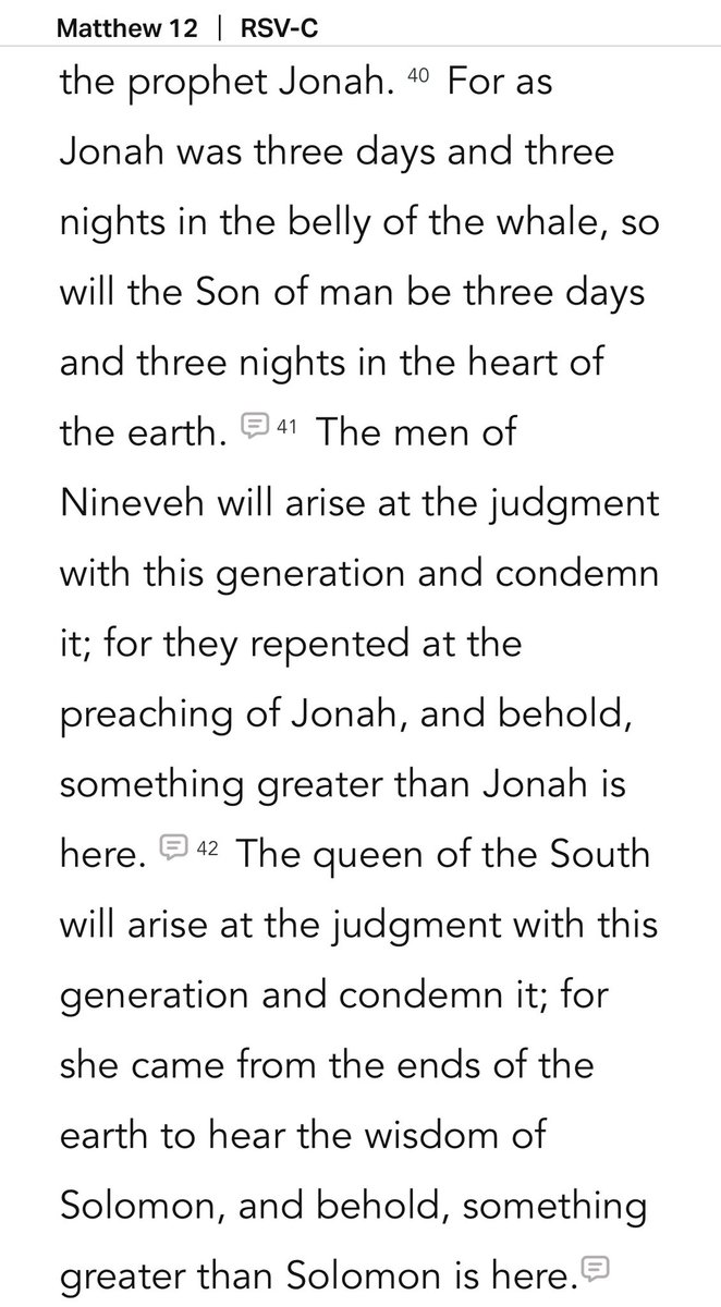 pacdelory's tweet photo. @ZeroSuitCamus Christ promised to descend into Hell for three days to rescue the righteous souls who died before the Incarnation (Matthew 12:40). St. Peter explains further (1 Peter 3:18-20, 1 Peter 4:6). The Harrowing of Hell is the ancient belief of the Church. https://t.co/eNCfxzZbGZ