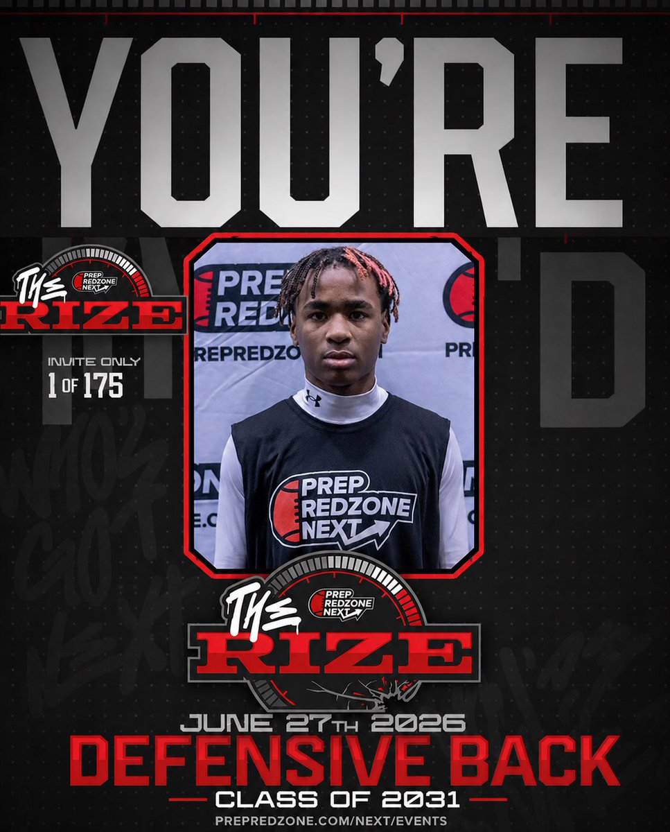 K21Amir's tweet photo. Thank you @PrepRedzoneNext for inviting me to can’t wait to compete vs some of the best ❤️💪🏾🏆🔥🎥 @AlPopsFootball @PrepRedzoneNJ https://t.co/8KMQFkJDT4