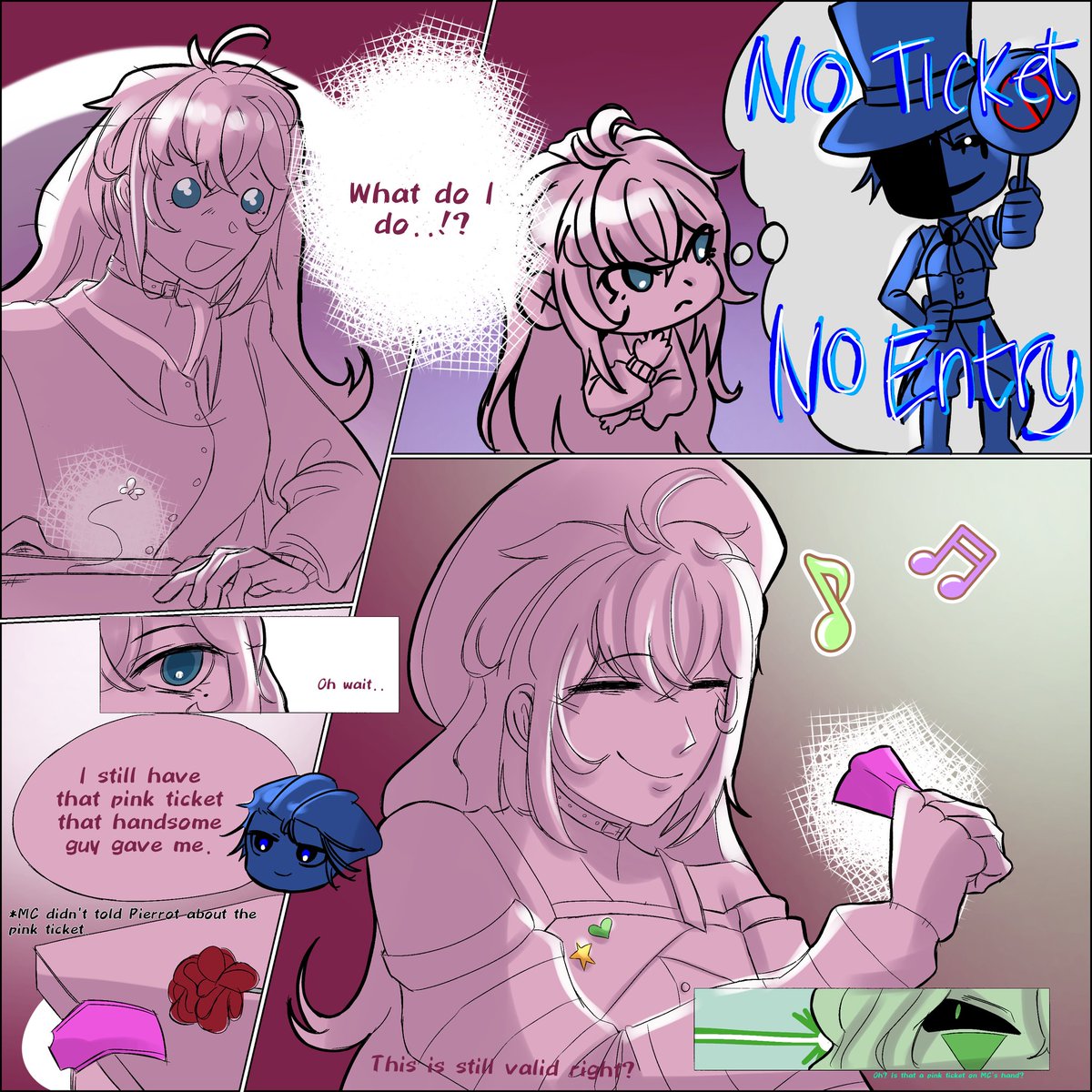 Fuichiii's tweet photo. (1/?) || Collectible Tickets! 🎟️ 

Commissioned by @DeadlyBean2019 ! https://t.co/0dSiDslXSE