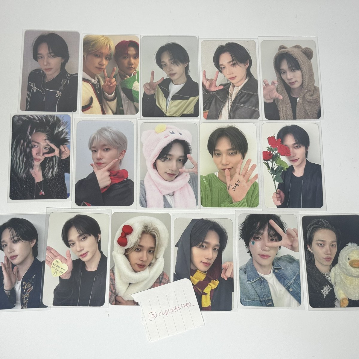 kissesfortheo's tweet photo. WTS THEO PC COLLECTION !!
+200 pcs ⭐️
(prices on instagram !! @/cupcaketheo_ )
#theotws #theopc #p1hwts https://t.co/IhhhV2qK6v