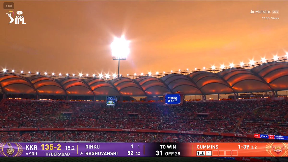 Evening matches should start at 6:30, insane visuals🤌