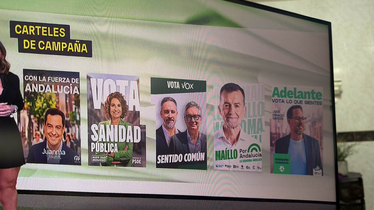 Los candidatos de VOX siempre con la “niñera” detrás para no perder protagonismo. Un candidato sin identidad propia (ni ponen el nombre): el candidato NPC perfecto.