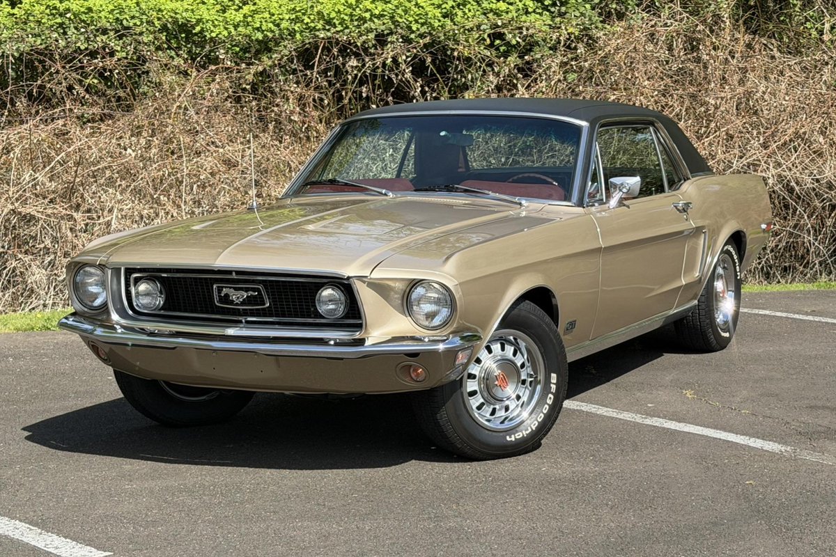 CarsBuyText's tweet image. Market Watch- bringatrailer.com-Beige Mist 1968 Ford Mustang GT Coupe S-Code 390: This 1968 Ford Mustang coupe was delivered from the… dlvr.it/TSLf5B  Selling Yours? - Text List to 21002 #carforsale #sellmyvehicle #carsforsale #sellmyclassiccar #sellmytruck