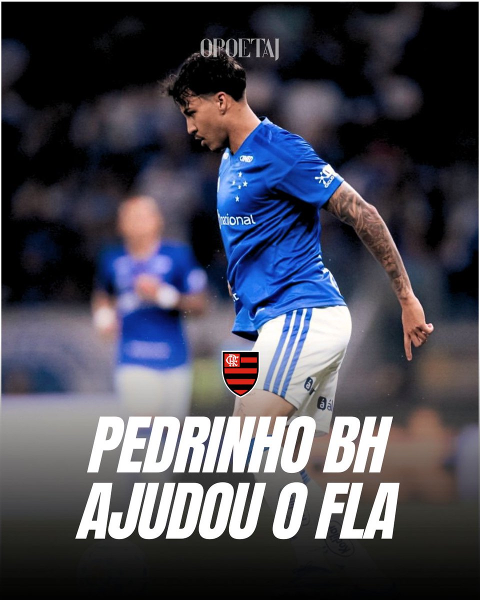 O NÃO MAIS BENÉFICO DA HISTÓRIA!

Em dezembro de 2025 o Flamengo chegou oferecer €24M + Everton Cebolinha pelo Kaio Jorge do Cruzeiro.

Pedrinho BH recusou e ironizou "Só sai por €50M". Kaio Jorge vinha da primeira temporada fora da curva em toda sua carreira profissional, que
