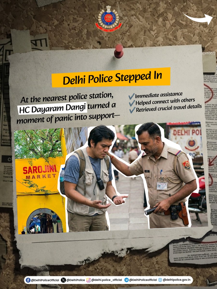 Delhi Police tweet media