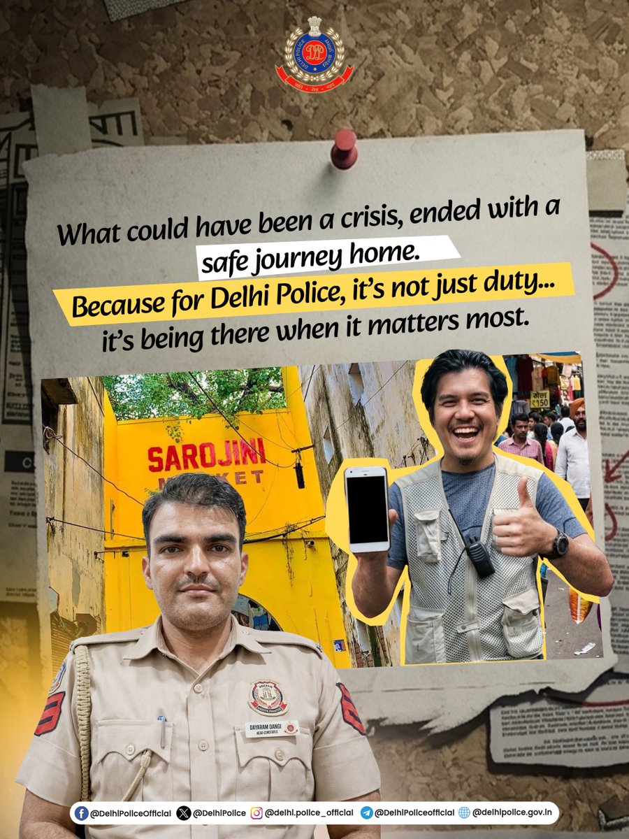 Delhi Police tweet media