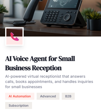 Compinder's tweet photo. Claude, ElevenLabs and Seedance already exist.

Now package them into businesses ↓

   1.  AI Voice Receptionist for Local Businesses

Sell to dentists, salons, clinics, cleaners, roofers and real estate agents.

Build a voice agent that:

  · answers calls 24/7
  · books appointments
  · handles FAQs
  · sends follow-ups
  · routes urgent calls
  · speaks in the client’s tone

Tools:
ElevenLabs + Claude + Twilio + Cal / calendar API
Pricing idea:
$500-$1.5K setup
$300-$1K/mo management

Don’t sell “voice AI”.

Sell fewer missed customers.

   2.  AI Video Ad Production Studio

Small businesses need video ads, but traditional production is slow and expensive.

Use AI video tools to create:

  • product ads
  • local service ads
  • TikTok creatives
  • Instagram reels
  • YouTube Shorts
  • founder videos
  • offer explainers

Tools:
Kling + Seedance + Runway + Sora + ElevenLabs + CapCut

Pricing idea:
$500-$1K per short ad
$1.5K-$3K product demo
$3.5K/mo content package

Don’t sell “AI videos”.

Sell more content at lower production cost.

   3.  AI Dubbing & Subtitle Studio

Creators and brands want to reach more countries without rebuilding content from scratch.

You take one video and turn it into multilingual content.

Offer:

• subtitles
• dubbing
• translated captions
• voice cloning with permission
• short-form cuts
• platform-ready exports

Tools:
ElevenLabs + Descript + Claude + CapCut

Pricing idea:
$200-$500 per video
$1K-$3K/mo content package

Don’t sell translation.

Sell global reach.

   4.  AI Content Repurposing Agency

Most businesses already have content:

Podcasts.
Webinars.
Newsletters.
YouTube videos.
Sales calls.
Founder interviews.

You turn one long piece into:

• X posts
• LinkedIn posts
• TikTok scripts
• newsletters
• carousels
• shorts ideas
• email snippets

Tools:
Claude + Gemini + OpusClip + Canva + Notion

Pricing idea:
$1K-$3K/mo retainer
$2K-$5K/mo for high-volume creators

Don’t sell content.

Sell distribution.

   5.  AI MVP Studio

Vibe coding is not just for indie hackers.

Many people have app ideas, but no working prototype.

You help founders and small businesses build:

• landing pages
• MVPs
• dashboards
• internal tools
• booking flows
• payment systems
• simple SaaS prototypes

Tools:
Claude + Cursor + Lovable + Supabase + Stripe

Pricing idea:
$1K-$3K prototype
$5K-$15K MVP
$500-$2K/mo updates

Don’t sell code.

Sell speed from idea to launch.

The pattern:

Pick one painful business problem.
Use AI tools to build the delivery system.
Package it as a simple offer.
Sell the outcome, not the technology.

Like for more AI business ideas.
RT if someone should build one of these.