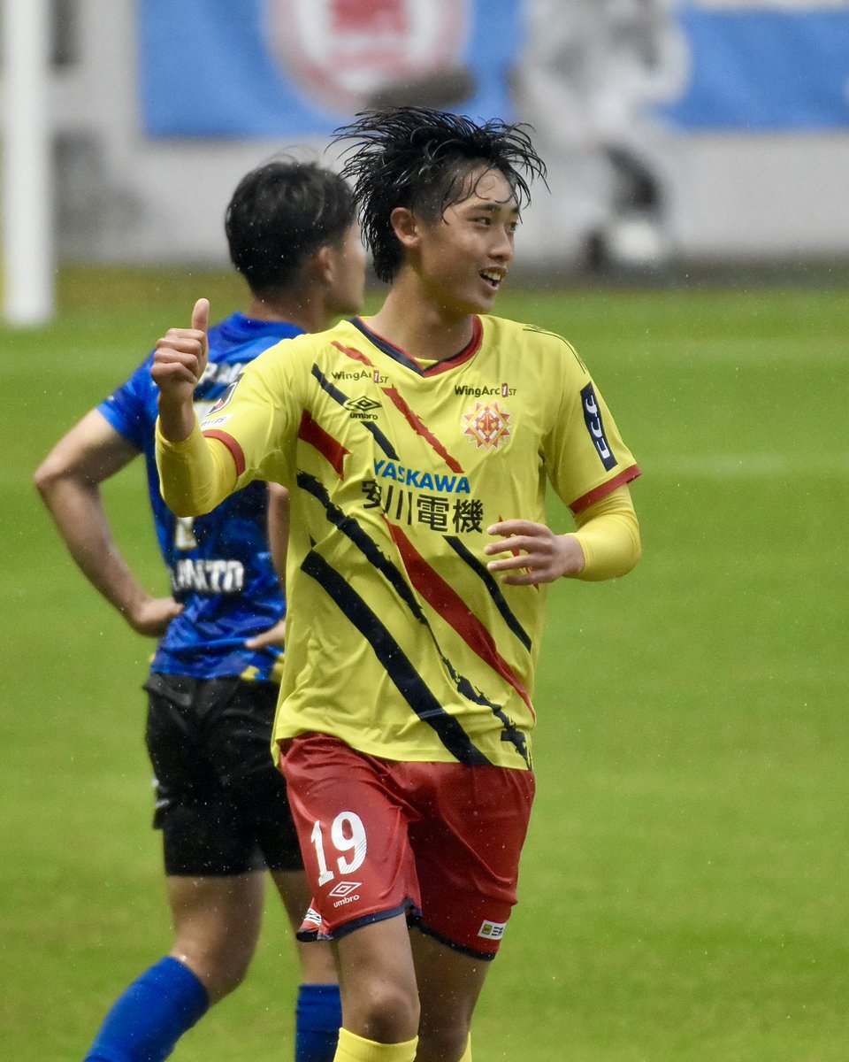 楓人くん2点目〜✌️✨
次はドリブルからだね👊！！
#吉原楓人 #giravanz
#ギラヴァンツ北九州