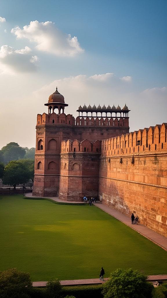 NabajitDey16's tweet image. #GoodEvening , Friends ✨ this is the evening view of Lal Qila, Delhi (India).🦋🦋
