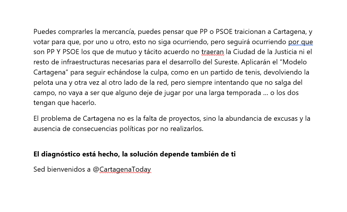 Cartagena Today tweet media