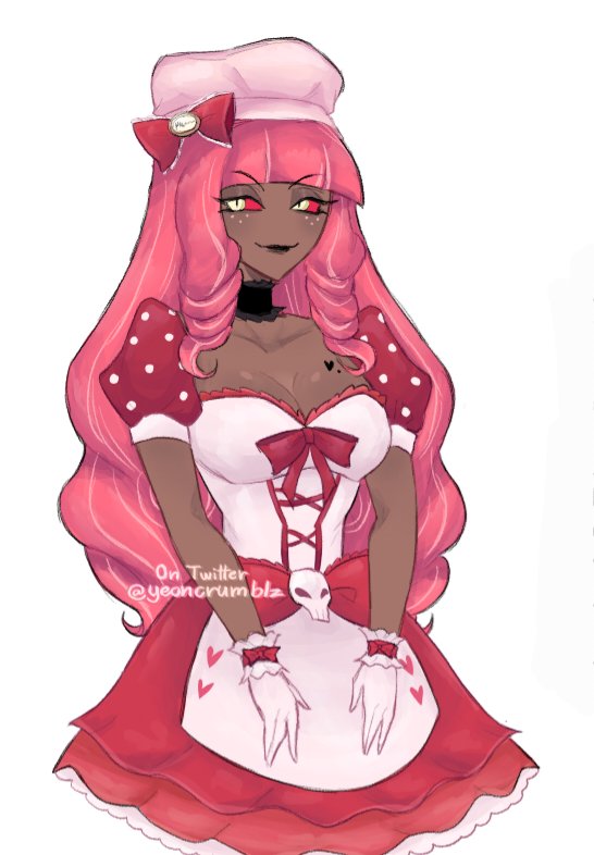yeoncrumblz's tweet image. this is someone else's oc, she's so damn adorable 🩷
#HazbinHotel #HazbinHotelOC