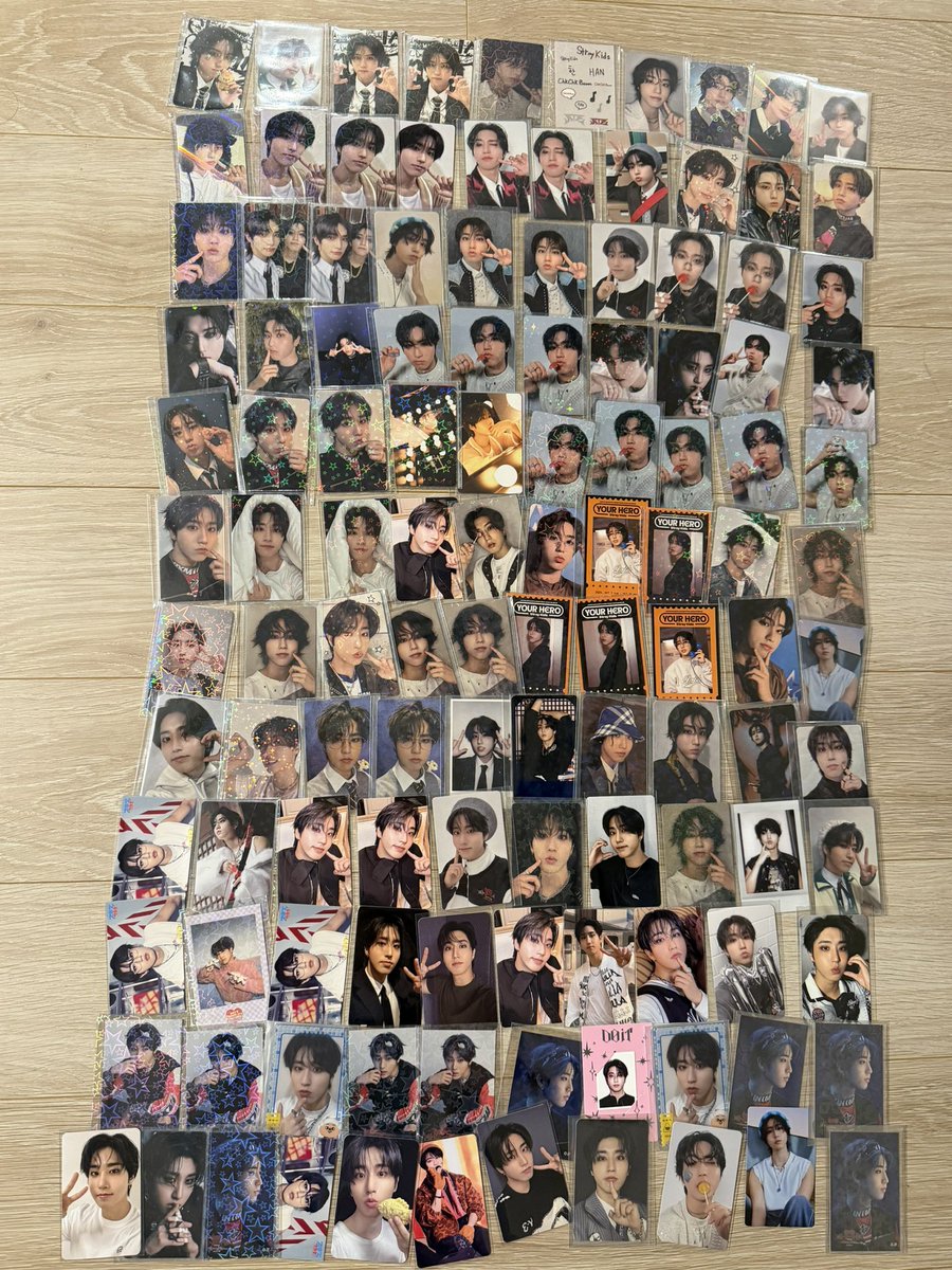 mam_qd's tweet photo. スキズ　Stray Kids 過去トレカ　買取

トレカ整理のため、買取募集中です🙇‍♀️

【譲】画像のもの　ハン

【求】買取　PayPayまたは銀行振込

郵送希望です📮
バラ売りは致しません。
フリマアプリ通してのお取引も可能です。 https://t.co/S5iDov0i5b