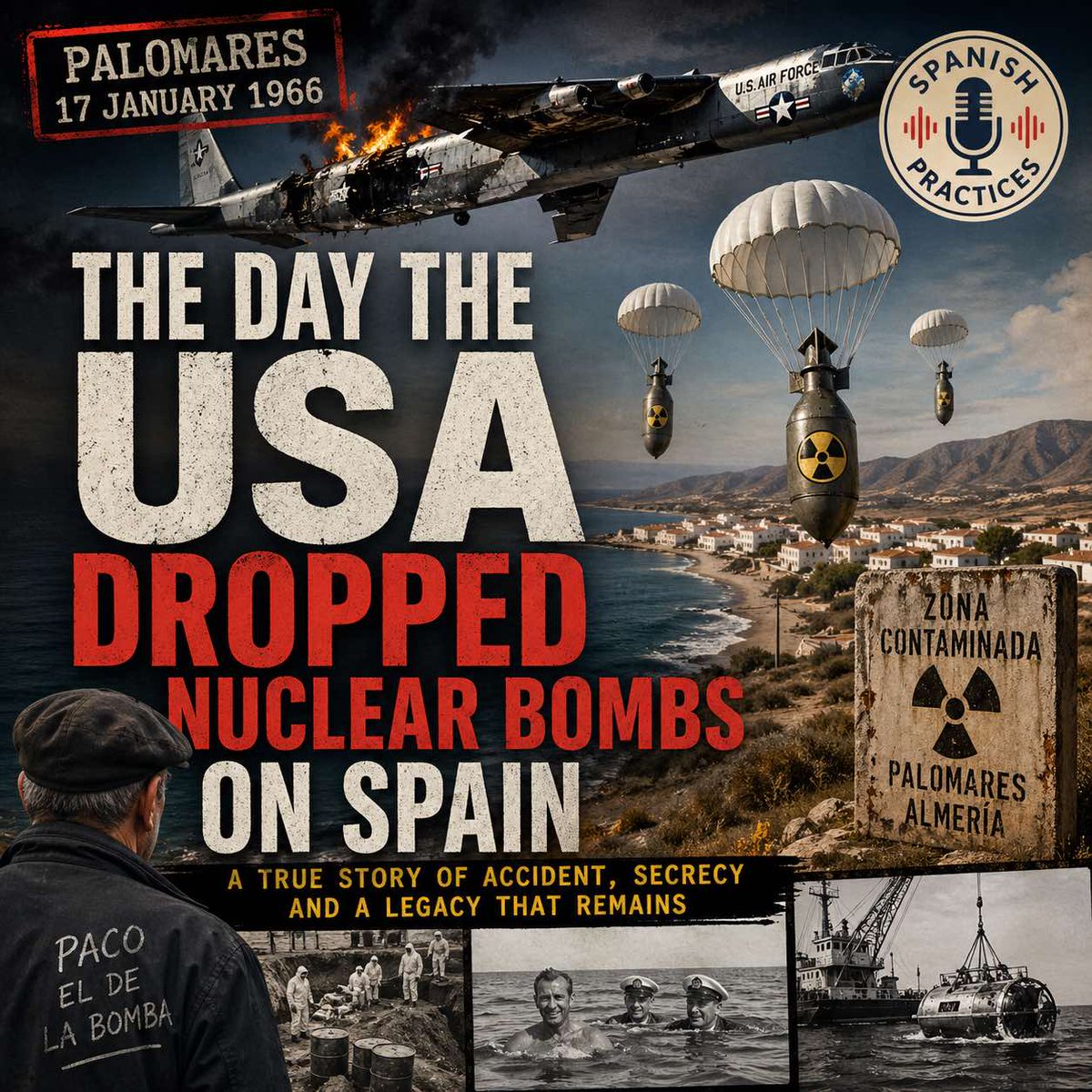 SteveCampen's tweet image. The #USA drops #nuclear #bombs on #Spain pod.fo/e/40c506