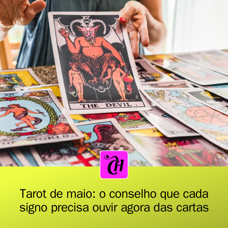 CAPRICHO's tweet image. 🌟✨ Maio chegou com tudo e as cartas estão na mesa! O Diabo rege o mês e seu recado é claro: atenção aos excessos! Descubra o que cada signo precisa ouvir agora e prepare-se para um mês recheado de oportunidades! #Tarot #Astrologia #Maio2023

mrf.lu/V207