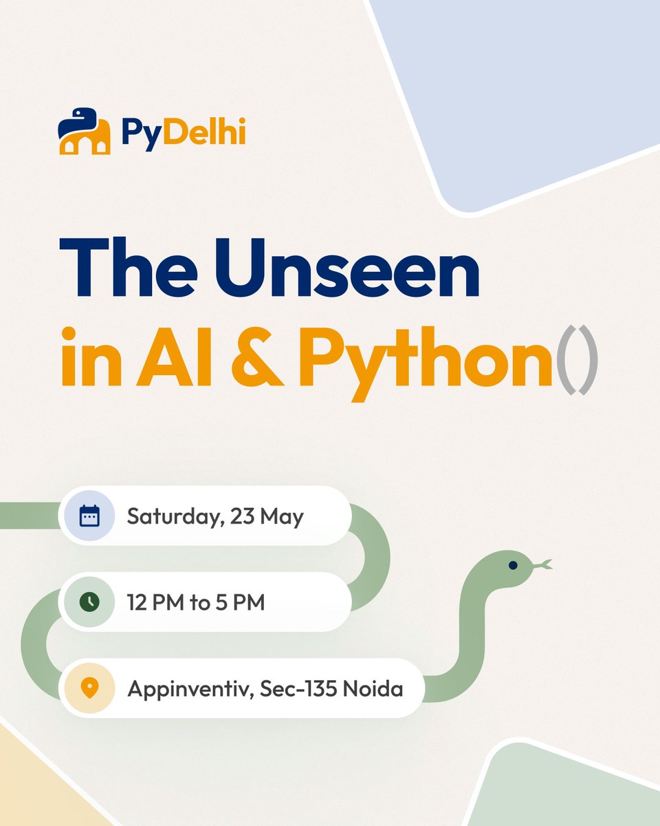 PyDelhi tweet media