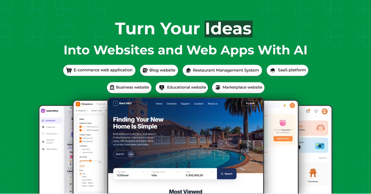 Craftapp_AI's tweet photo. Build your web app in minutes—no coding needed!
Just give the prompt, and your web application is ready instantly.
✔ Professional, user-friendly design
✔ Instant deployment
✔ Fully automated
👉 Try it for free now!
https://t.co/khpY7k5rat
#programming
#softwaredevelopment https://t.co/6QA2ApdT0L