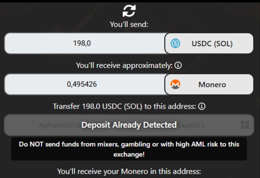 Isaac_asimoove's tweet image. Get fiat money 💰 from the matrix 
Escape the matrix via #monero
@TrocadorApp