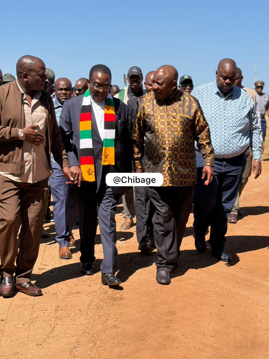 ED and #zvigananda are at the Precabe farm meeting with SA president Cyril Ramaposa. For years, Zimbabwe has been let down by succesive South African governments. For Ramaphosa to come to this farm and meet Zanu Pf 2030, the faction is a betrayal of the people of Zimbabwe.