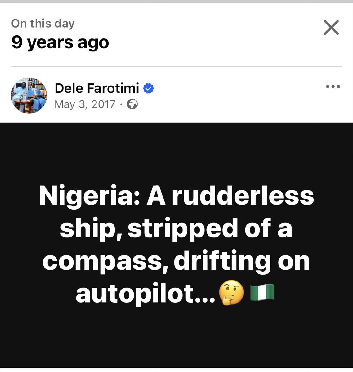 Dele Farotimi. A victim of Nigeria tweet media