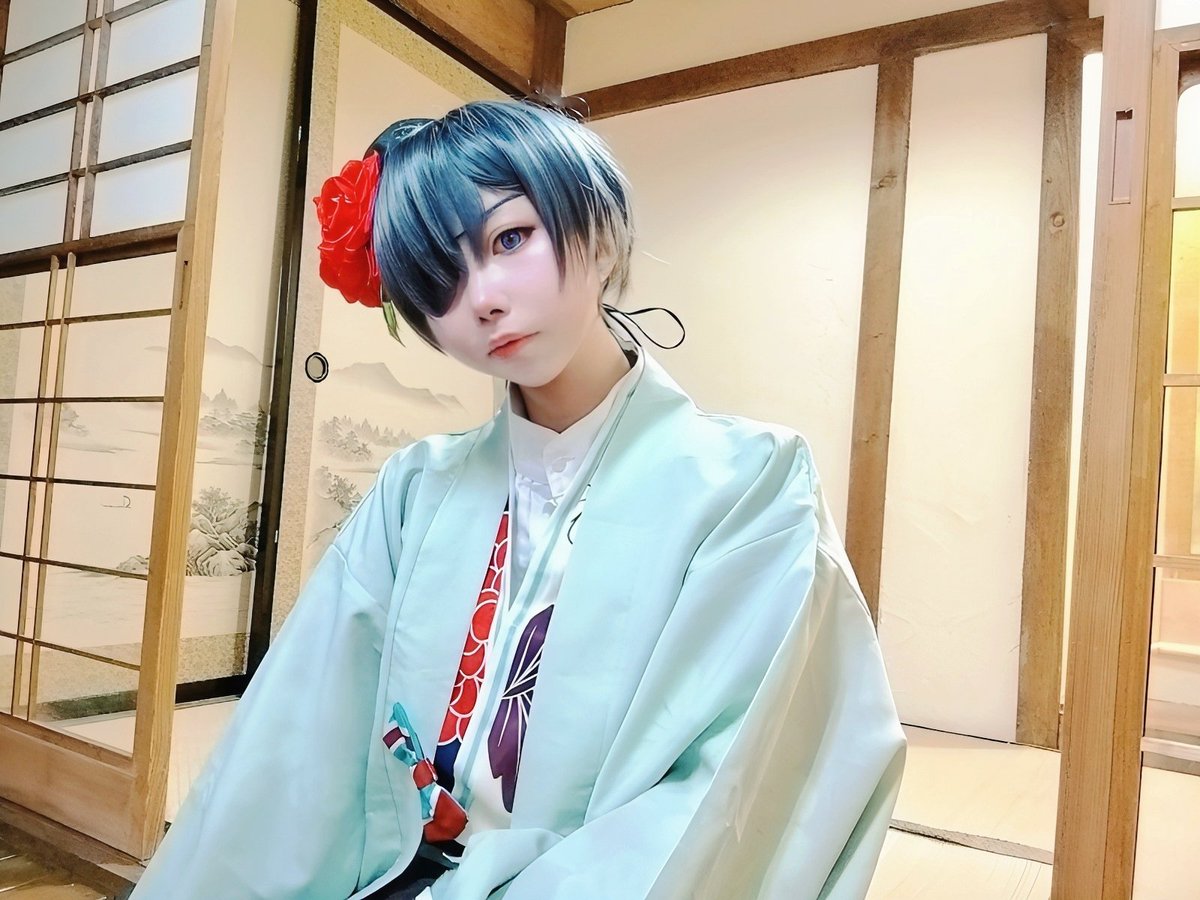 ⚠黒執事cos🫖 ❋✾京まふ幽喜茶屋✾❋ #黒執事コスプレ