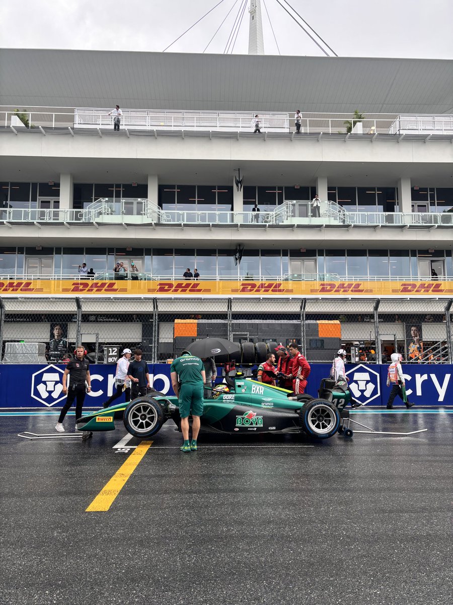 PREMA_Team's tweet photo. Off we go with some action 🏃‍♀️ 

Follow the Feature Race 🔜

⏱️: https://t.co/LrdGqn9rYV

#PREMARacing #FIAF2 https://t.co/A27KpubF4p