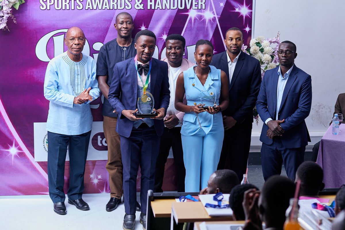 MustSportsUnion's tweet photo. Huge congratulations to our Female and Male Sports Personalities of the Year! 🏆✨
Natukunda Mary Ritah and Muhanguzi Jonathan, your dedication, grit, and excellence on the field have raised the bar for us all. Thank you for representing our university with such pride and passion https://t.co/QiyW1iMUHW
