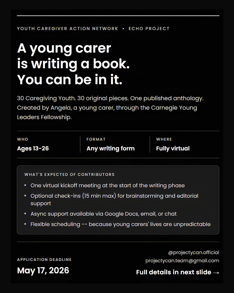 American Association of Caregiving Youth (AACY) tweet media