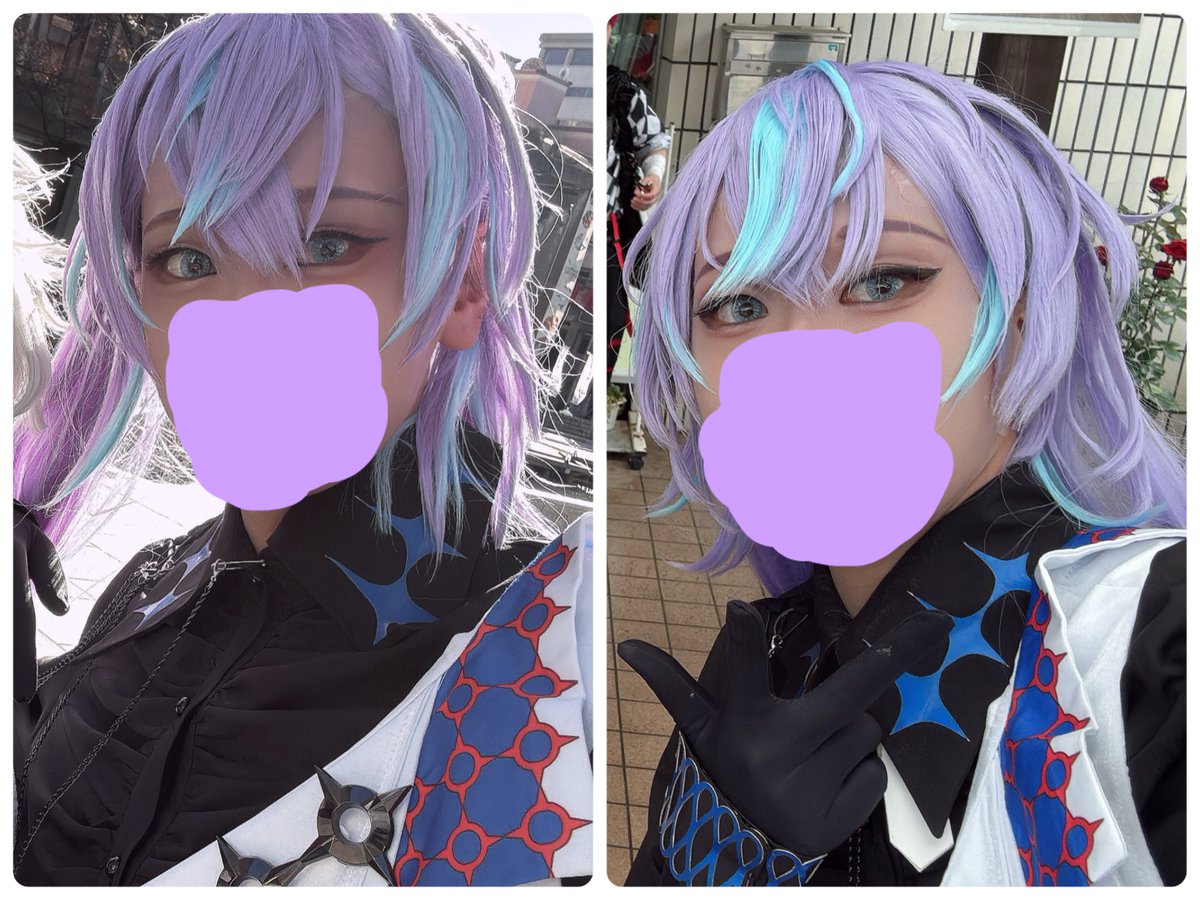 あと寝る前に見て欲しいんだけど(？)ウィッグのふわっとした感じの作るの上手くなったくね？？？？
←去年12月　今日→