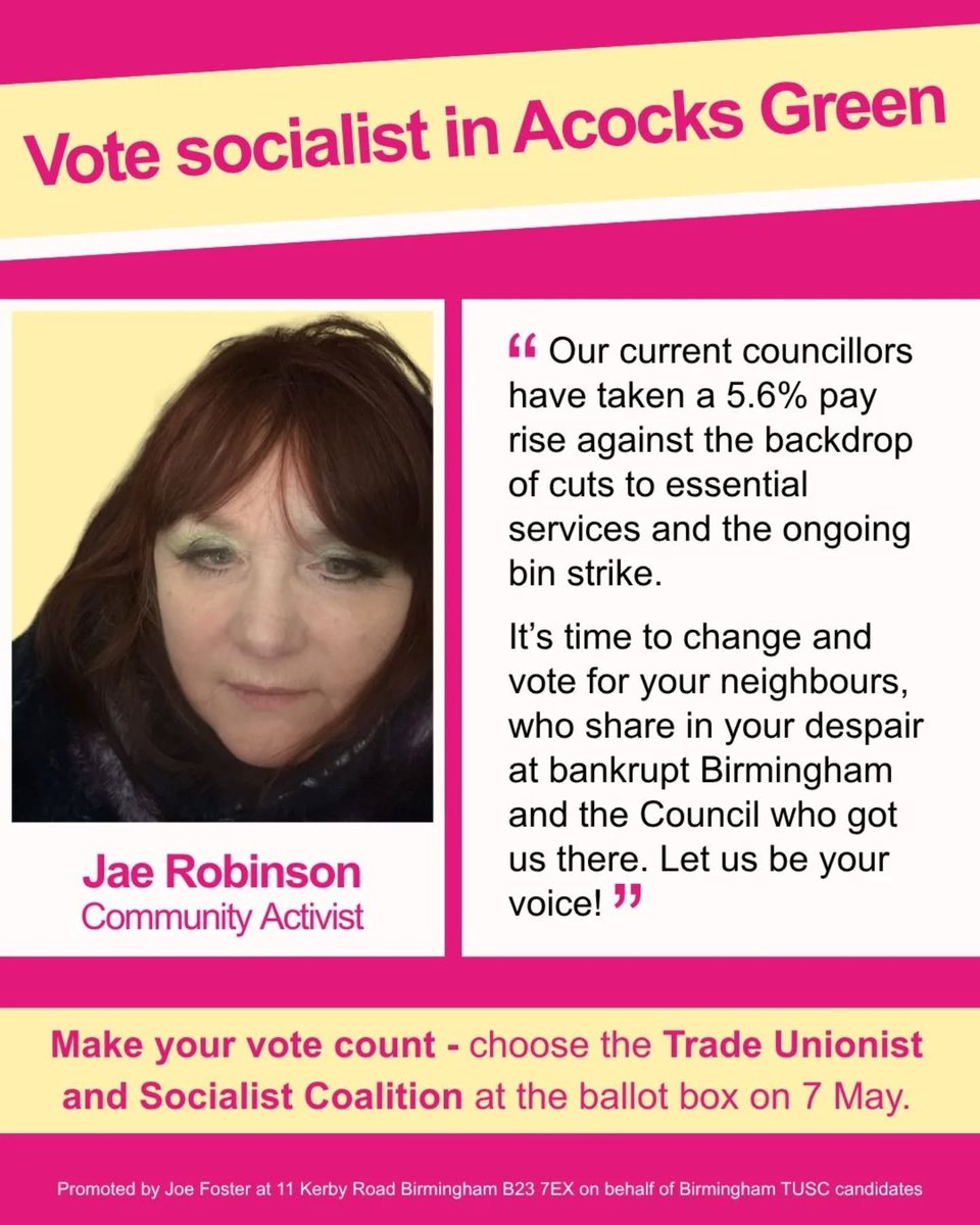 Birmingham Trade Unionist and Socialist Coalition tweet media