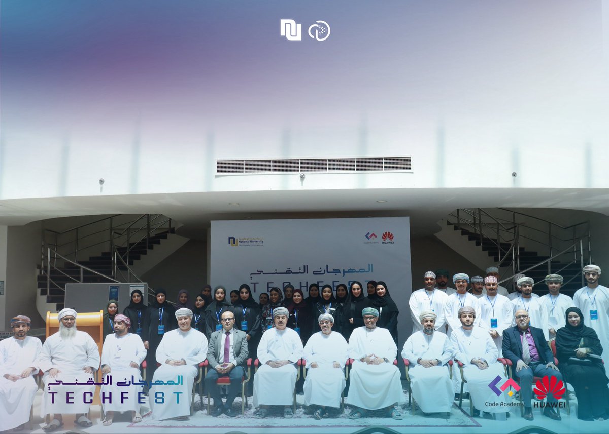 nu_ceoman's tweet photo. مقتطفات من مهرجان التقني  TechFest 2026 الذي نظمته كلية الهندسة بالجامعة الوطنية خلال 27 و28 أبريل 2026 https://t.co/G8Ebp0VXvc