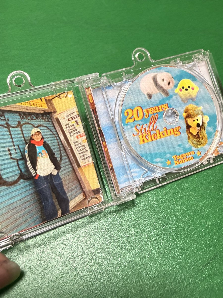 \ work! /

💿のりちゃんの舞台活動20周年記念グッズつくりました！

ミニチュアCDキーホルダー&amp;新作ステッカーほんまにほんまにかわいすぎるのでよろしくお願いいたします！！
のりちゃん20周年オメデトーー！！