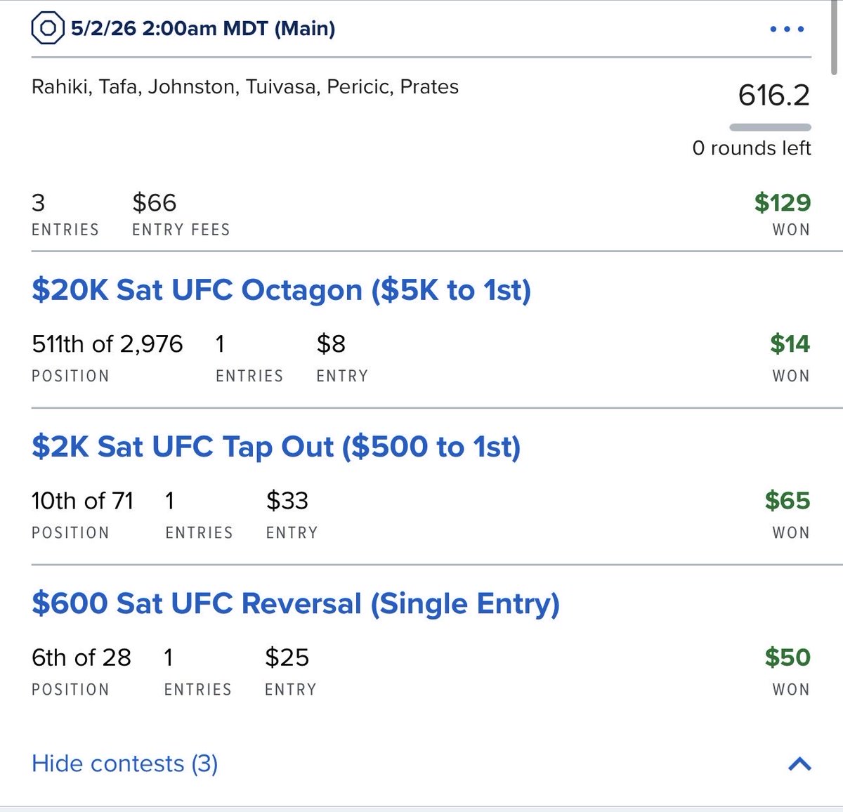 WetLineups's tweet photo. WHAT A SATURDAY💧

UFC cashes, MLB early cashes, MLB main almost takes down everything, and lineup parlays hit. Perfect day!💰🎉

Let’s do it again today, stacked day!  
💧MLB
💧NASCAR
💧NBA
💧PGA final round 

LETS GOOOO💦

#Fanduel #DFS #Gambling𝕏 https://t.co/Oka6HAybLq