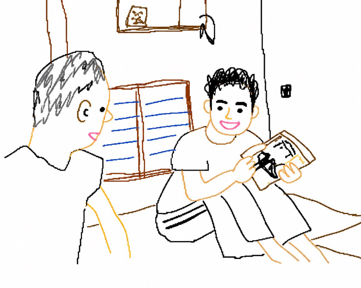 おさる男 tweet media