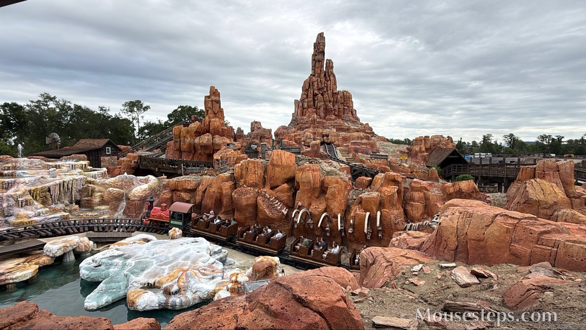 Mousesteps's tweet image. Jeff just rode Big Thunder Mountain and I found Big Al working the very long line in Frontierland. 🐻 

#bigthunder #bigthundermountain #magickingdom