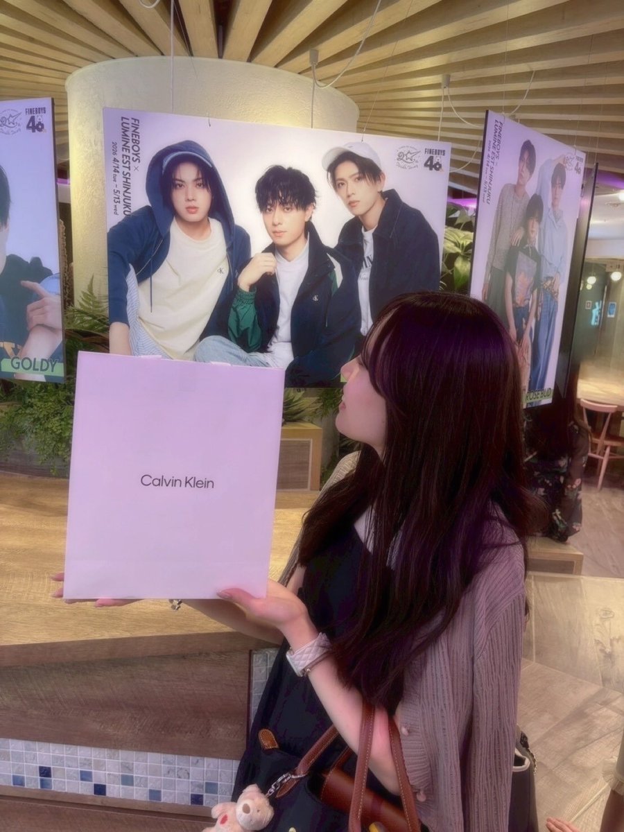 sei_____4's tweet image. 𝙁𝙄𝙉𝙀𝘽𝙊𝙔𝙎 × 𝙇𝙐𝙈𝙄𝙉𝙀 𝙀𝙎𝙏 × 𝘼𝘾𝙀𝙚𝙨💍
Calvin KleinさんとGOLDYさんで深田くんとおそろget💚ACEesとACEeeのことを褒めてくださって嬉しかった🥹🫶🏻🫶🏻
ふぁぼプリも撮れて大満足💮

#FINEBOYS ＃ファインボーイズ 
#ルミネエスト新宿 #ルミネエスト 
#ACEesとオソロイしようぜ
#ACEes