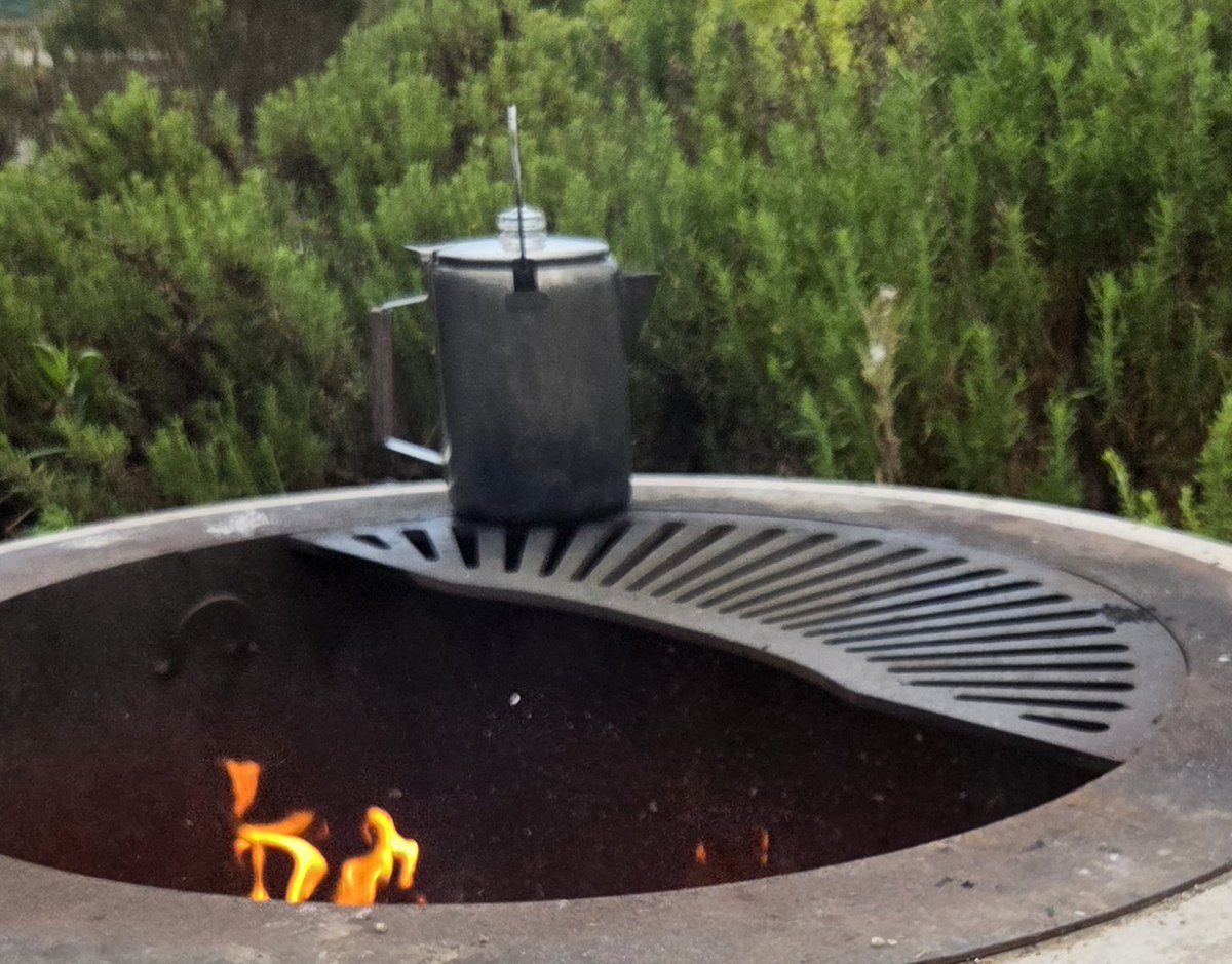 lljbreed1970's tweet image. campfire coffee just hits different #outdoors