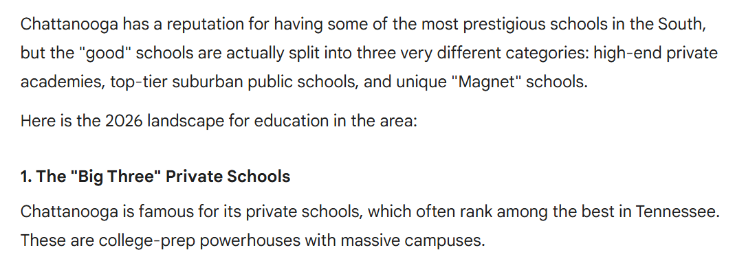 RealChattSpace's tweet image. Chattanooga has to be offering families with kids something to keep them here, when it come to academics. 👇#chattanooga #tennessee #people #marriage #family #kids #schools