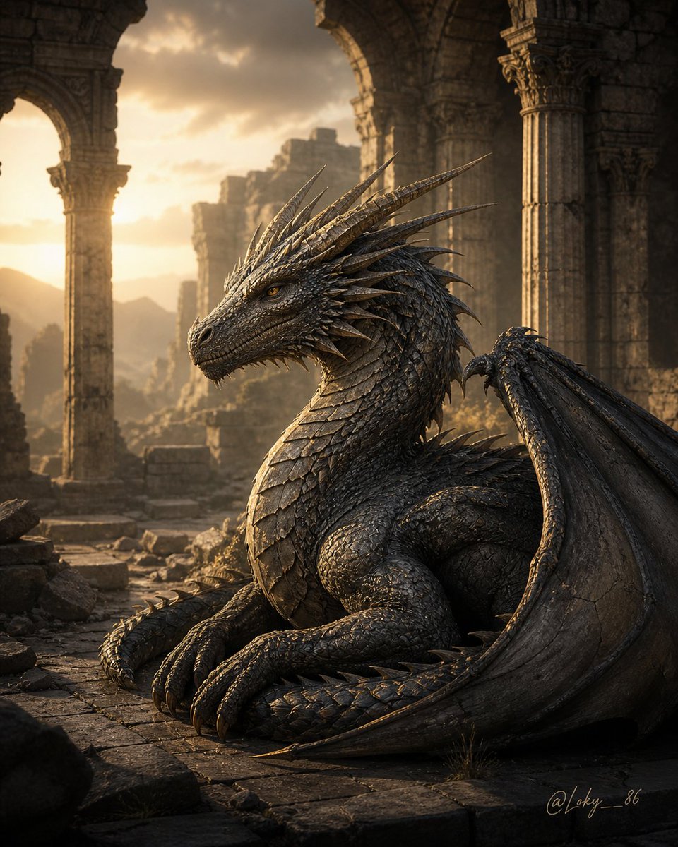 Loky__86's tweet image. Qt Post your Sunday Dragon 

#AIArtwork #AIArtistCommunity